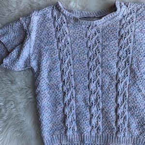 Vintage Amana knit sweater shirt sleeve handmade